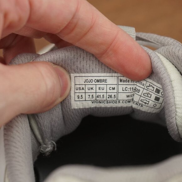 Vionic Womens Jojo Ombre Mesh Orthotic Lace Up Sneakers Size 9.5 White - Picture 9 of 11